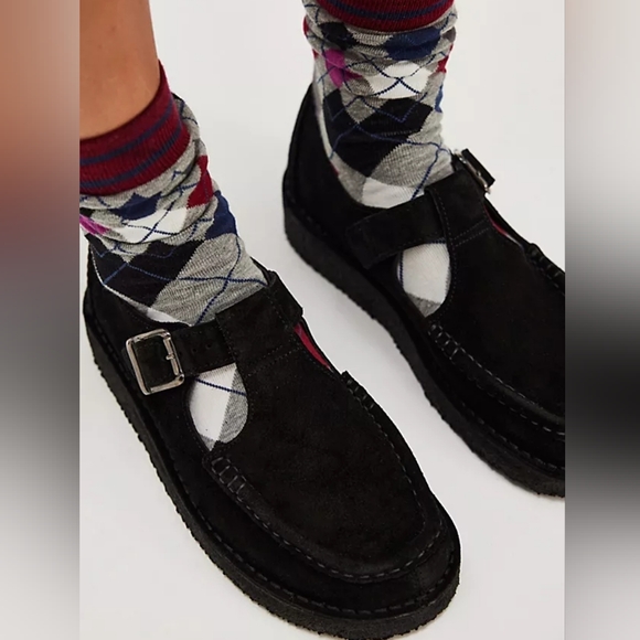 Clarks Originals Nomad T Bar Black Suede Size 8.5 - Picture 10 of 12